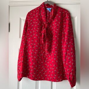 NWOT | DRAPER JAMES BLOUSE | M